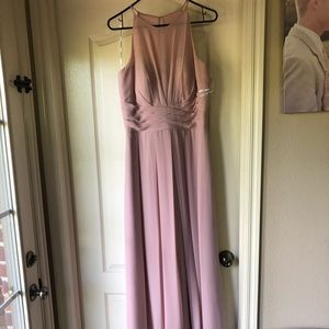Dusty pink formal dress
